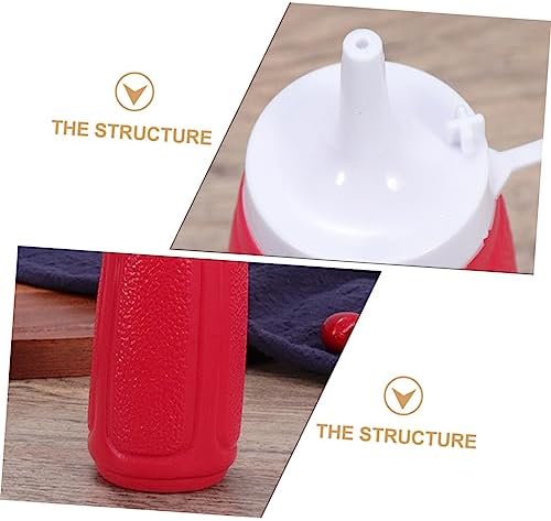 Sleek Plastic Squeeze Bottle Salad BBQ More
