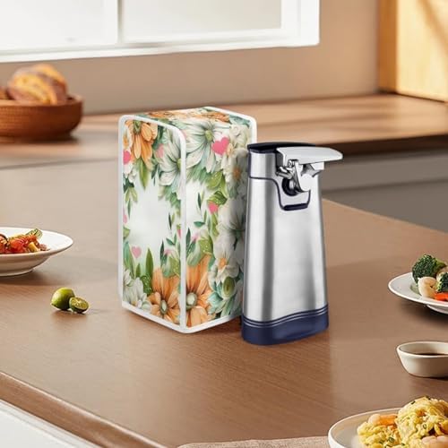 Beautiful Can Opener Protective Cover with Daisy Print Design for Home Kitchen