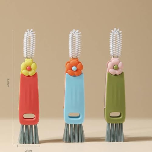 3 in 1 Cup Lid Gap Cleaning Brush Set 1