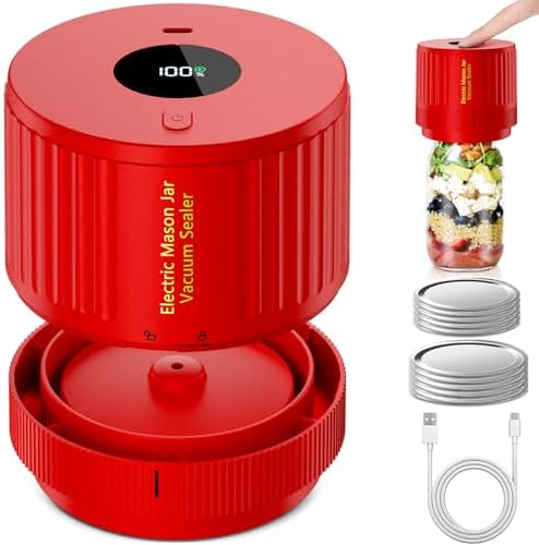 LOVE MOMENT Electric Mason Jar Vacuum Sealer Kit