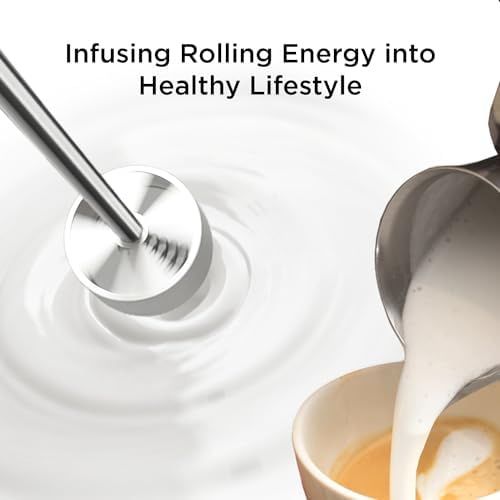 Kitchen Mama Silkwhisk Electric Milk Frother Handheld