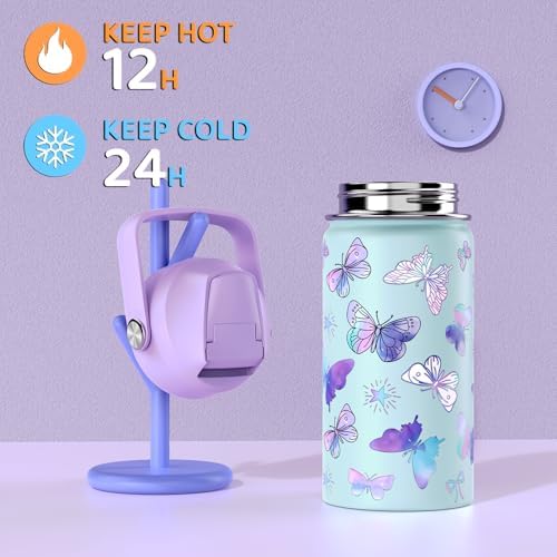 Safe Fun 14oz Insulated Water Bottle for Kids