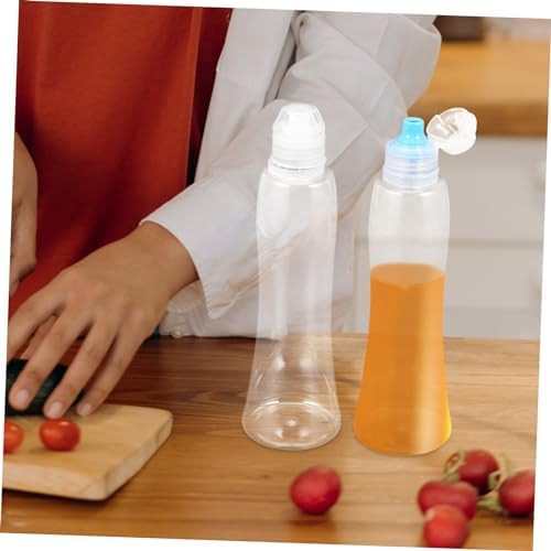 Convenient Travel Squeeze Condiment Bottles with leakproof caps
