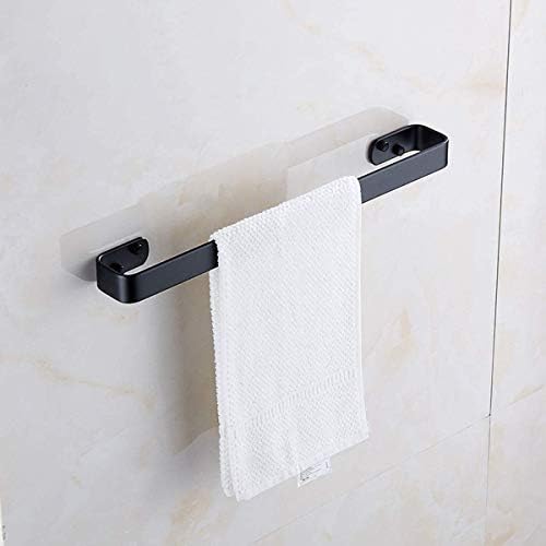 Stylish Aluminum Towel Rack 50cm Black