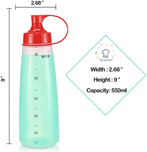 Convenient Squeeze Bottles - BPA-Free for Condiments