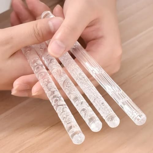 Delish Designz - acrylic rolling pin for baking creating beautiful treats