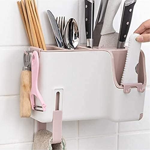 Rutavm Creative Kitchen Knife Storage Holder Dual-Purpose Pink
