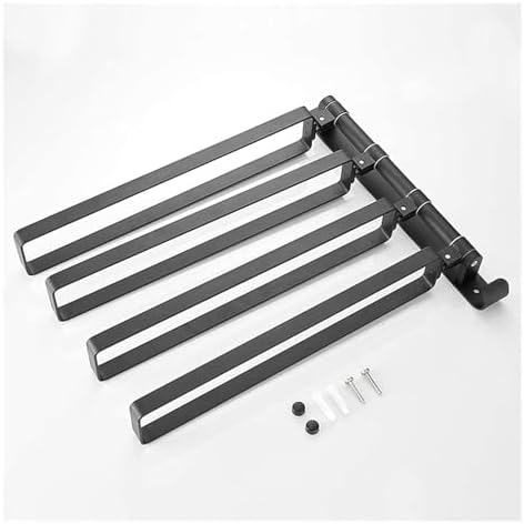 Swivel Towel Bar 4 Arms Aluminum Towel Rack