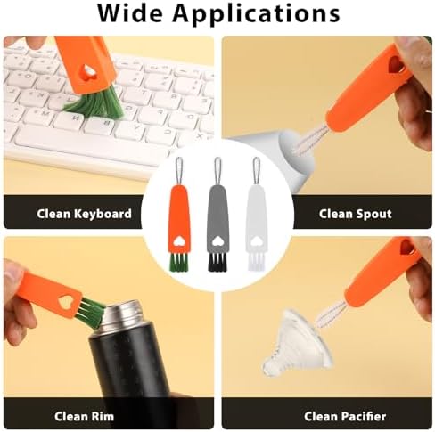 Efficient 3-in-1 Cup Lid Cleaning Set for Home Kitchen
