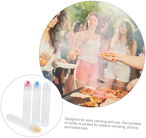 8 Pcs Mini Squeeze Condiment Bottles