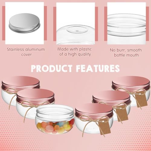 24 Mini Canning Jars with Labels and Rope for 1299