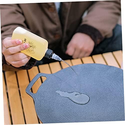 SHOWERORO Leakproof Portable Oil Dispenser Set 4pcs for Camping Kitchen Use