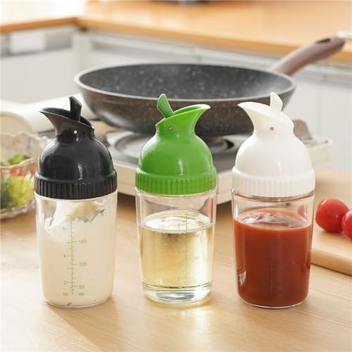 3PCS Kitchen Squeeze Bottle Set for Travel Secure Spill-Proof and Premium