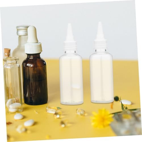 60ml Refillable Plastic Squeeze Bottles with Pointed Mouth 20 Pack