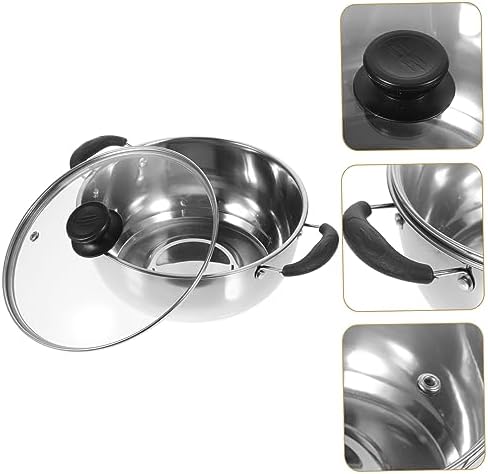 Unomor 2 Pcs Stainless Steel Steamer Set