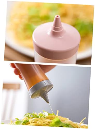 Garneck Reusable Condiment Squeeze Bottle Kitchen Essential for Salad Jam and Ketchup