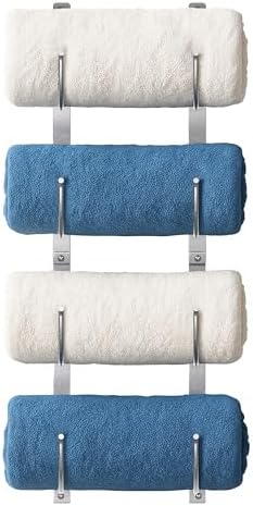 Styleful 4-Tier Towel Racks for Home and RV Use