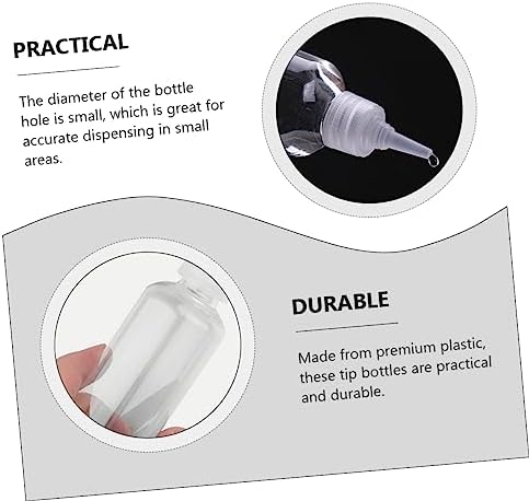 GRIRIW 60ml Multi-Purpose Squeeze Bottles 20 Pack White