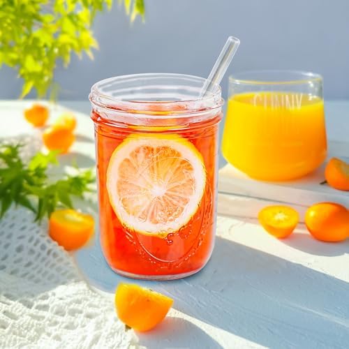 Sturdy Mason Jars for Canning Preserving and Meal Prep