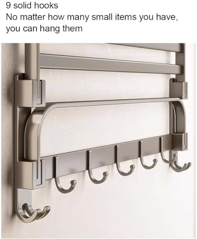 ANNBK A Aluminum Towel Shelf for Bathrooms