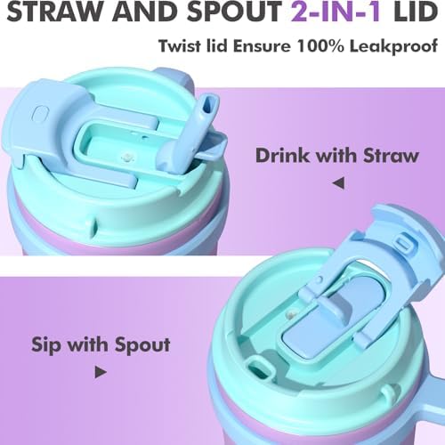insulated straw mug for kids
