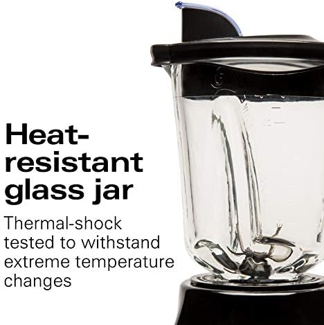 Hamilton Beach Wave Crusher Blender with 40oz Glass Jar and Automatic Can Opener
