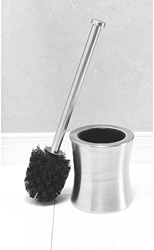 Bath Bliss Hour Glass Weighted Bottom Toilet Brush Set