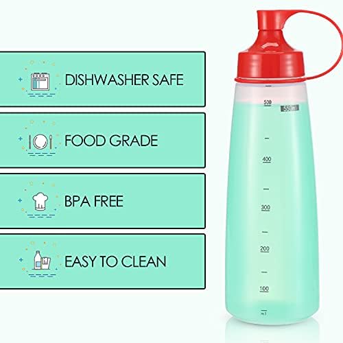 Convenient Squeeze Bottles - BPA-Free for Condiments