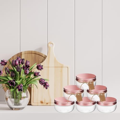 24 Mini Canning Jars with Labels and Rope for 1299