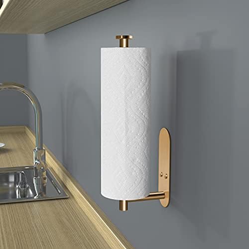 VAEHOLD Self Adhesive Paper Towel Holder Gold