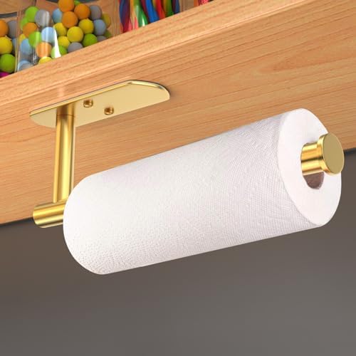 VAEHOLD Self Adhesive Paper Towel Holder Gold