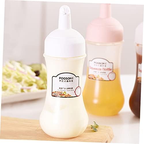 Zerodeko 2-Piece Condiment Squeeze Bottles - Compact Kitchen Storage Solution