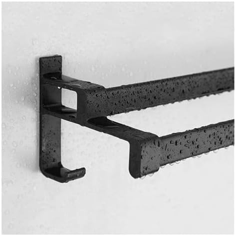 Secure Rust-Proof Aluminum Towel Rack