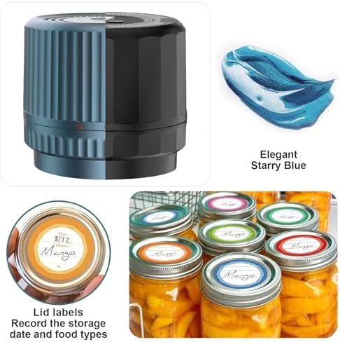 M12 Auto-Stop Smart Jar Vacuum Sealer for Mason Jars