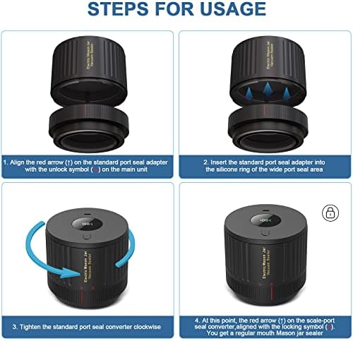 Mason Jar Sealer Electric Best for Canning Fermentation