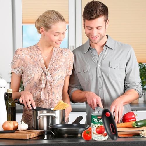 Ergonomic Battery-Operated Can Opener for Seniors with Strong Motor