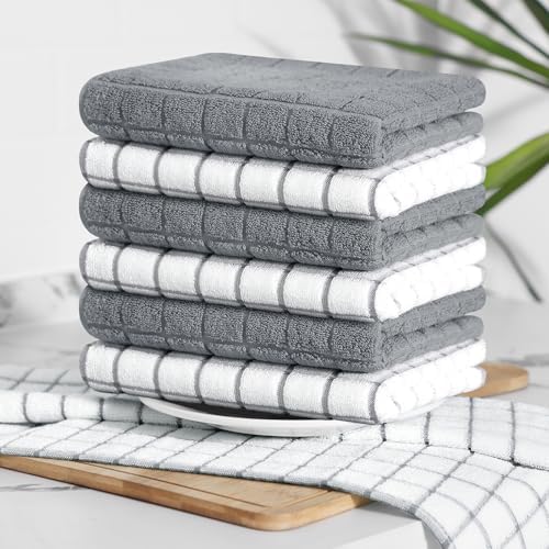 Homaxy Premium Cotton Kitchen Towels 16x28