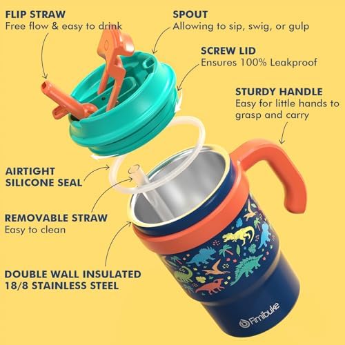 insulated straw mug for kids