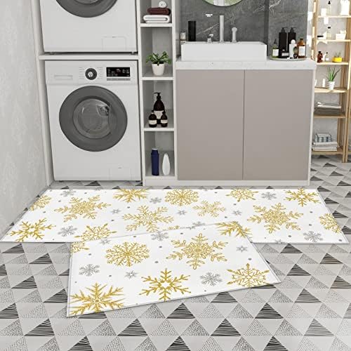 SODIKA Kitchen Rugs Anti-Fatigue Non-Slip Christmas Design