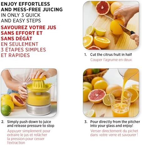 Starfrit Electric Citrus Juicer - Effortless Citrus Juicing in Seconds
