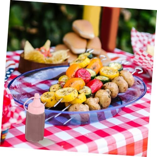 Reusable Squeeze Bottle Set for Condiment Storage