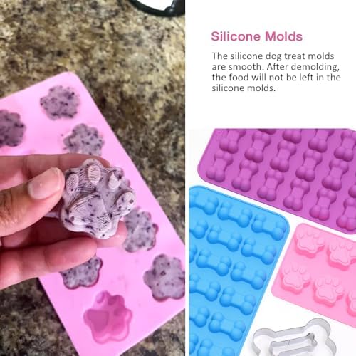 Spicy-Scented Dog Treat Mold Set for Efficient Baking
