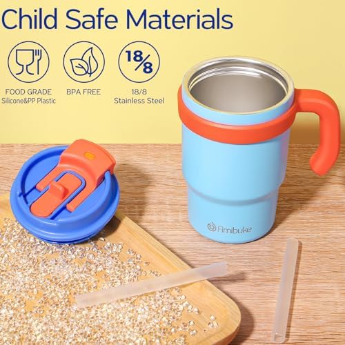 insulated straw mug for kids