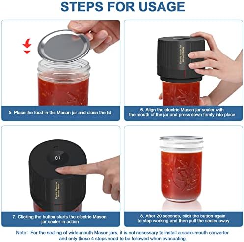 Mason Jar Sealer Electric Best for Canning Fermentation