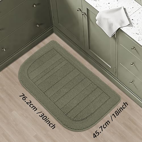 Beqhause 30x18 inch Non-Slip Kitchen RUG Mat
