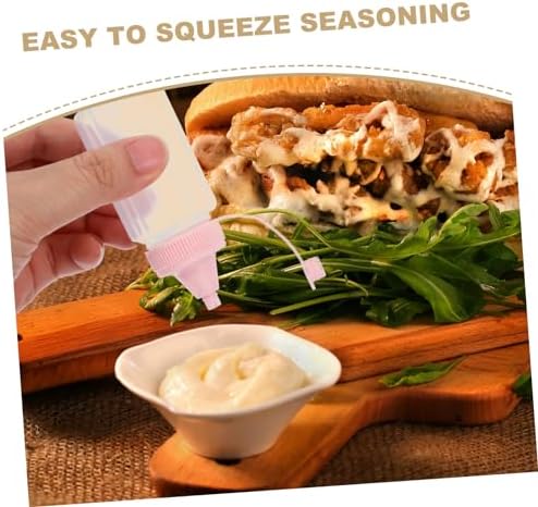 PRETYZOOM Reusable Plastic Squeeze Bottles Set 60ml