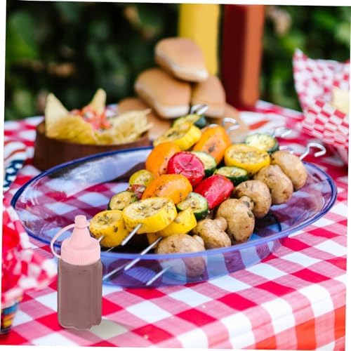 STOBAZA 4-Piece Squeeze Condiment Bottles