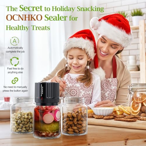 2025 Updating Electric Mason Jar Vacuum Sealer Kit