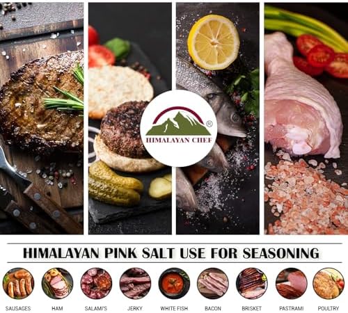Elegant Himalayan Pink Salt Black Pepper Grinder Set