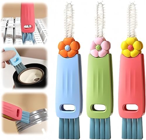 BOBYK 3-in-1 Cup Lid Cleaning Brush Set 2024